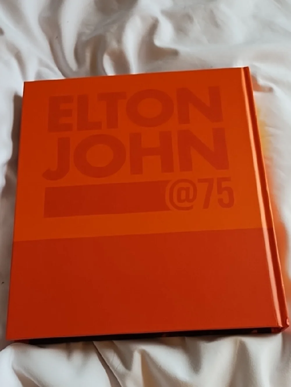 Elton John @75 Hardcover Book